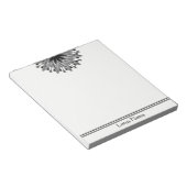 Bloc-note Chargeur de Yoga Fleur Lotus Classique Holistique (Incliné)