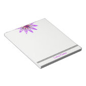 Bloc-note Chargeur de Yoga Fleur Lotus Classique Holistique (Incliné)