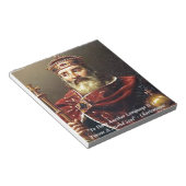 Bloc-note Charlemagne & Famous Languages Quote (Incliné)