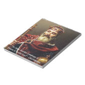 Bloc-note Charlemagne & Famous Languages Quote (Tourné)