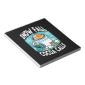 Bloc-note Charme d'hiver et cacao chaud - Appels de cacao d' (Incliné)