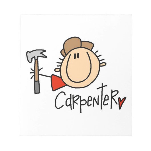 Bloc-note Charpentier masculin (Devant)