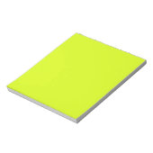 Bloc-note Chartreuse Jaune (couleur unie) (Tourné)