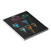 Bloc-note Chasse aux dents de requin - Cadeaux de requin fou (Incliné)