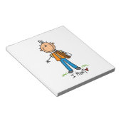 Bloc-note Chasseur de Stick Figure (Incliné)