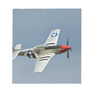 Bloc-note Chasseur P-51D Mustang avec marquages du jour J vo