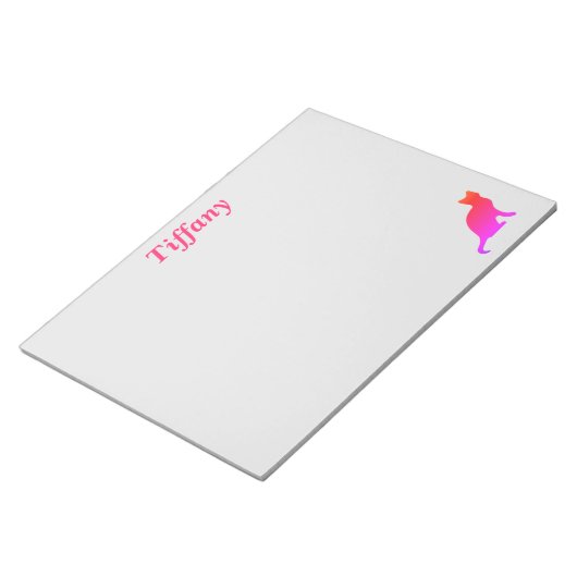 Bloc-note Chat à l'ombre (Incliné)