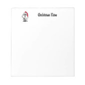 Bloc-note Chat de Noël (Devant)