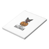 Bloc-note Chat d'Halloween Mignon Citrouille Vintage Épouvan (Tourné)