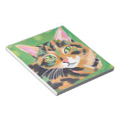 Bloc-note Chat écaille de tortue (Incliné)