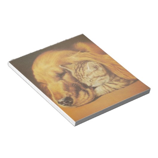 Bloc-note Chat et chien (Incliné)