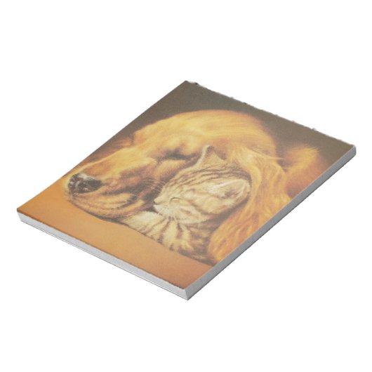 Bloc-note Chat et chien (Tourné)