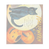 Bloc-note Chat Falln Joyeux Halloween (Devant)
