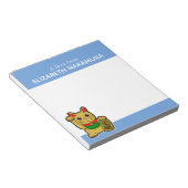 Bloc-note Chat Golden Lucky Personnalisé (Incliné)