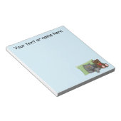 Bloc-note Chat gris ours en peluche (Incliné)