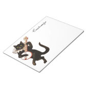 Bloc-note Chat jouant à Banjo Thunder_Cove (Incliné)