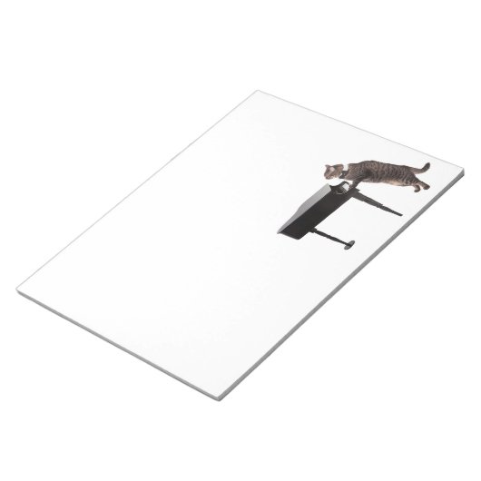 Bloc-note Chat Jouer Piano (Incliné)
