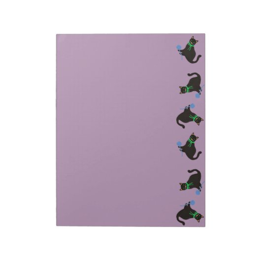 Bloc-note Chat joueur (Tourné)