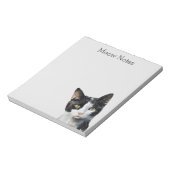 Bloc-note Chat Kitty blanc gris noir (Tourné)