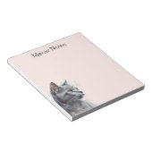 Bloc-note Chat Kitty Gris Vive (Incliné)