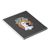 Bloc-note Chat Little Boo fantôme d'Halloween (Incliné)