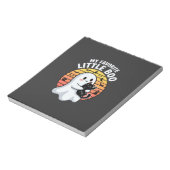 Bloc-note Chat Little Boo fantôme d'Halloween (Tourné)