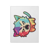 Bloc-note Chat mignon en colère qui baisait. (Tourné)