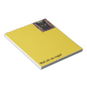 Bloc-note chat noir (Incliné)