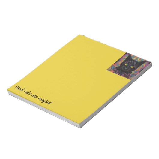 Bloc-note chat noir (Tourné)