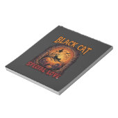 Bloc-note Chat Noir Amour Spécial Halloween Lune Sorcière Ci (Tourné)