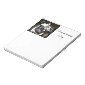 Bloc-note chat noir customisé (Tourné)