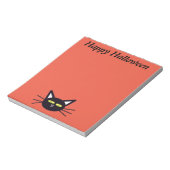 Bloc-note Chat noir d'Halloween (Tourné)