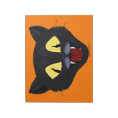 Bloc-note Chat noir Halloween (Tourné)