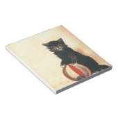 Bloc-note Chat Noir HALLOWEEN Vintage (Incliné)