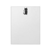 Bloc-note Chat noir mignon (Tourné)