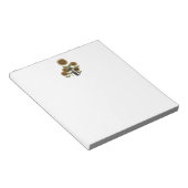 Bloc-note Chat noir tournesol (Incliné)