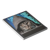 Bloc-note Chat pirate informatique Black Cat (Incliné)