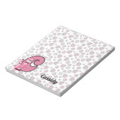 Bloc-note Chat rose Monogrammé C Enfant (Tourné)