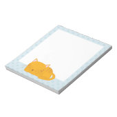 Bloc-note Chat Tabby Orange Dormant (Tourné)