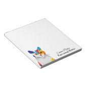 Bloc-note Chat-thème personnalisé de l'Amoureux des chats co (Incliné)