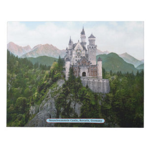 Bloc-note Château de Neuschwanstein, Bavière, Allemagne
