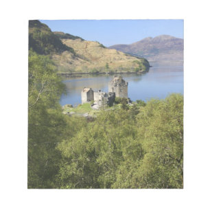 Bloc-note Château d'Eilean Donan, Écosse. Le célèbre Eilean