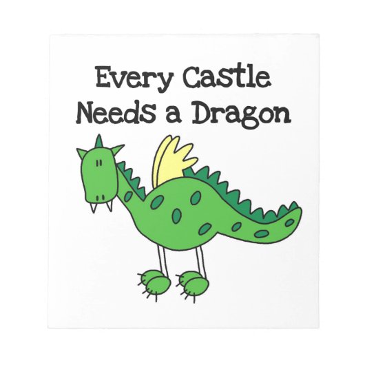 Bloc-note Château Dragon (Devant)
