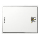 Bloc-note Château héraldique vintage Emblem Manteau d'armoir (Devant)