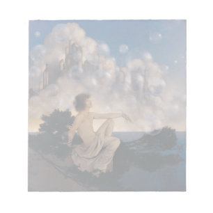 Bloc-note Châteaux en Espagne de Maxfield Parrish 1904 Fanta