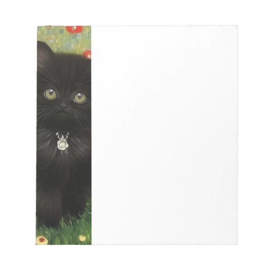 Bloc-note Chaton de Gustav Klimt (Devant)