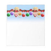 Bloc-note chaton de Noël (Devant)