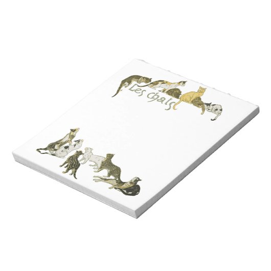 Bloc-note Chats, Alexandre Steinlen (Tourné)