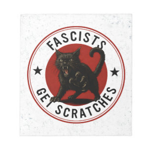 Bloc-note Chats Contre les Fascistes