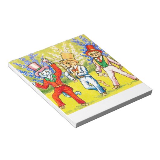 Bloc-note Chats dansants (Incliné)